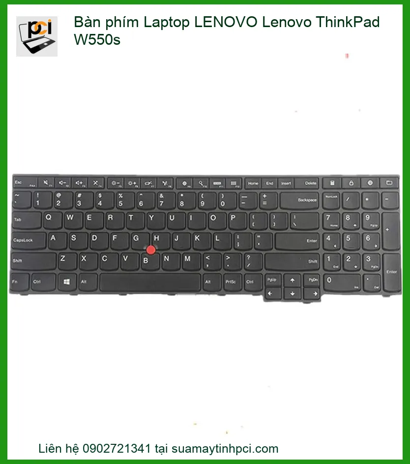 Bàn phím Laptop Lenovo ThinkPad W550s - Dịch vụ thay lấy ngay TPHCM