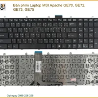 Bàn phím Laptop MSI Apache GE70, GE72, GE73, GE75 - Thay Thế Lấy Liền, Zin Chính Hãng