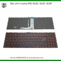Bàn Phím Laptop Msi Gl62 Gl63 Gl65 Zin - Công Ty Thay Thế Lấy Liền Tphcm