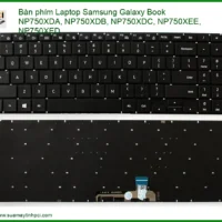 Bàn phím Laptop Samsung Galaxy Book NP750XDA, NP750XDB, NP750XDC, NP750XEE, NP750XED - Thay Mới Chính Hãng, Lấy Liền Tại Chỗ