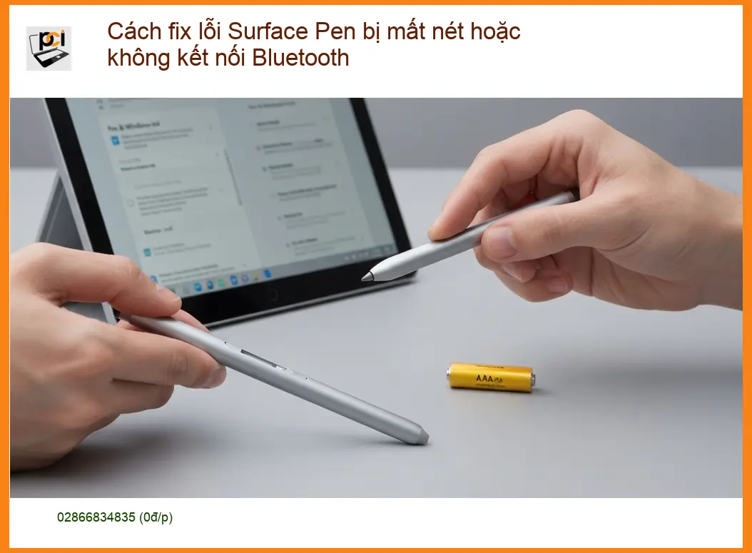 Surface Pen mất nét, Bluetooth – Trung tâm hỗ trợ gần đây