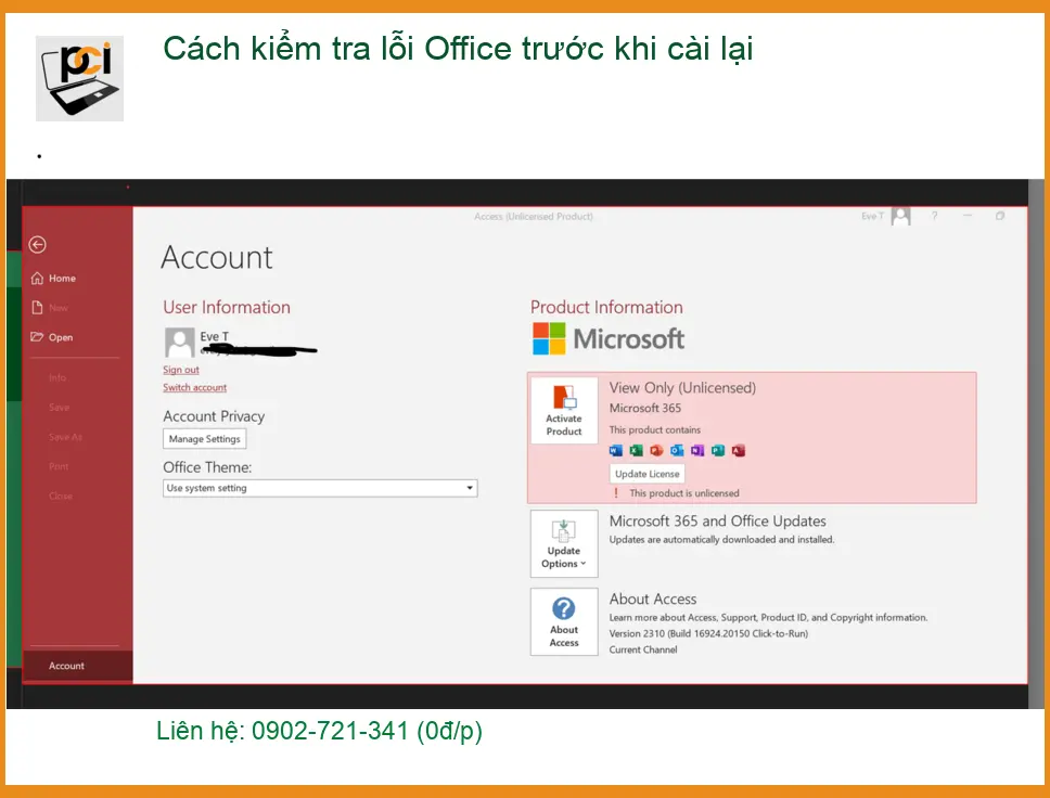 Văn phòng Cách kiểm tra lỗi Office trước khi cài lại - Cách tự xử lý tại nhà