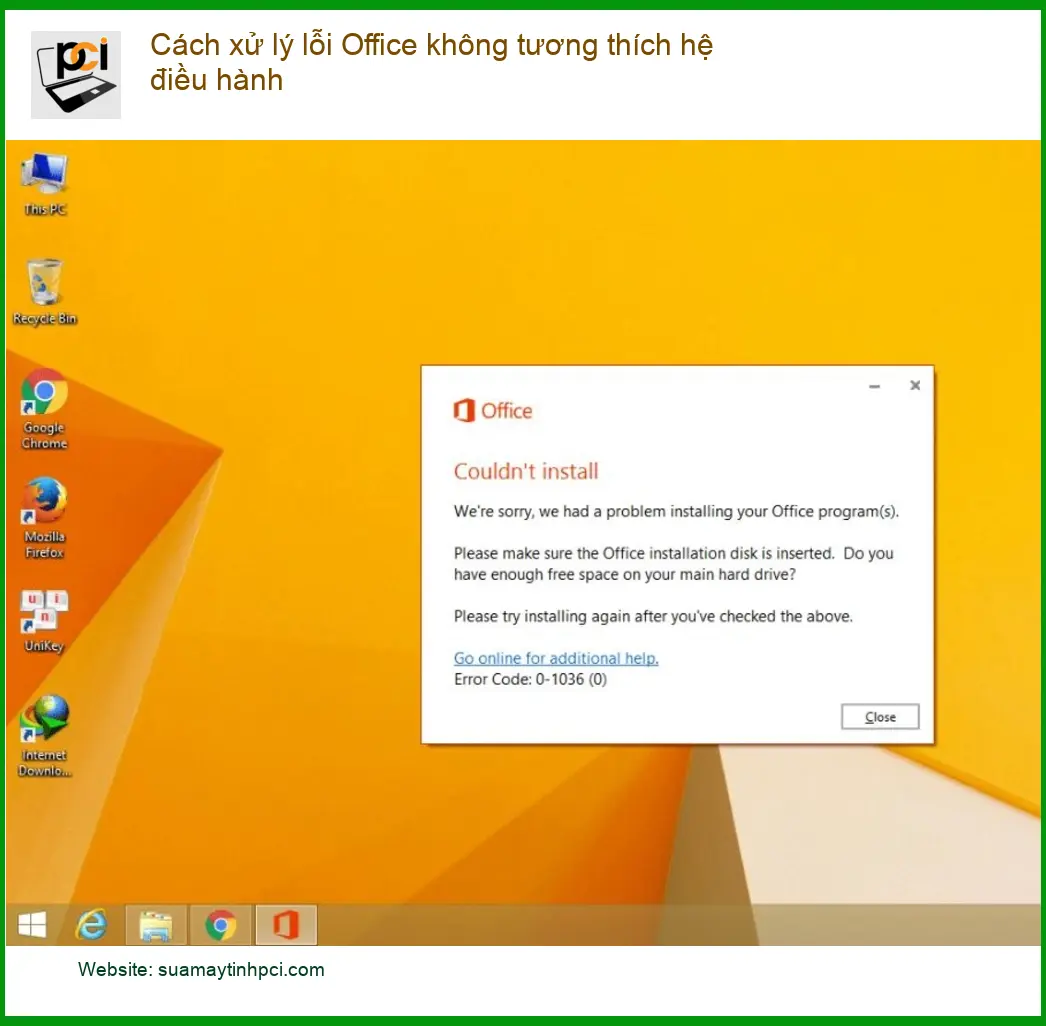 Lỗi Office không tương thích hệ điều hành - Trung tâm hỗ trợ gần đây