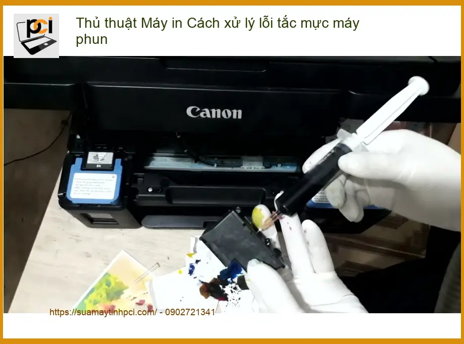 Thủ thuật Máy in Cách xử lý lỗi tắc mực máy phun: Hướng dẫn chi tiết từ A-Z cho mọi vấn đề!