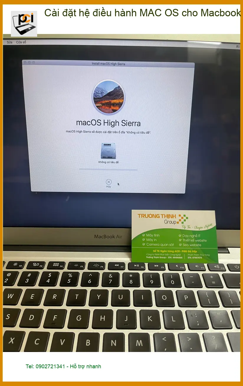 Anh Bách nhân viên đồ họa và câu chuyện cài MAC OS Macbook ở Thủ Đức