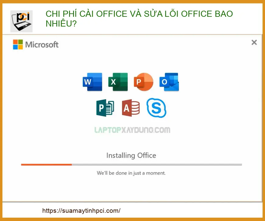 Chi phí cài Office và sửa lỗi Office trọn gói chuyên nghiệp 2026
