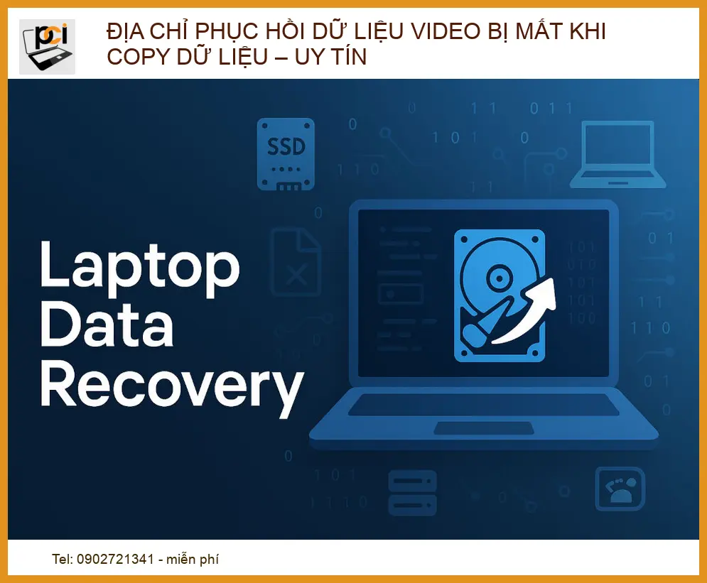 Địa chỉ phục hồi dữ liệu video bị mất khi copy dữ liệu – Uy tín, Chuyên nghiệp 2026