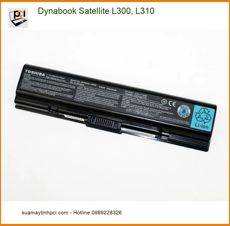 Pin Laptop Dynabook Satellite L300, L310 - Thay Nhanh Tại Trung Tâm TPHCM