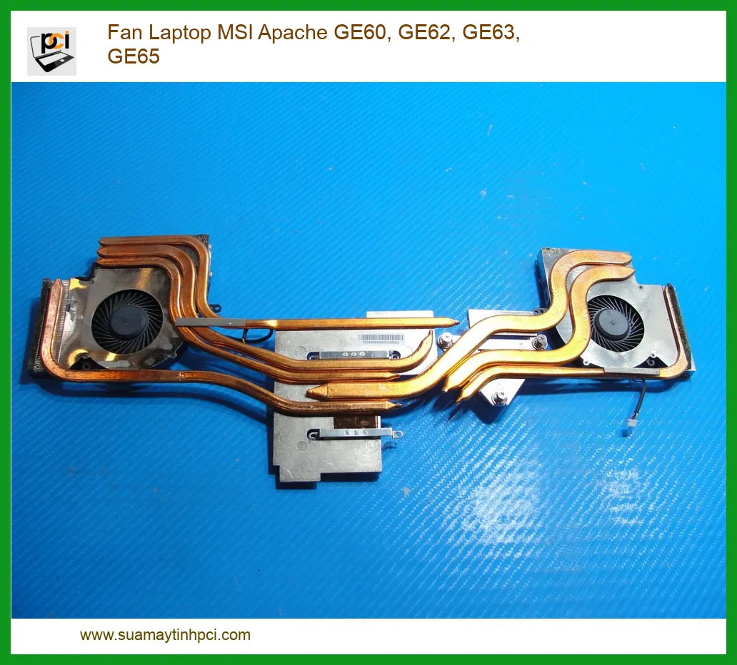 Fan Laptop MSI Apache GE60, GE62, GE63, GE65 - Thay Quạt Tản Nhiệt Zin Chính Hãng, Lấy Liền Tại Chỗ