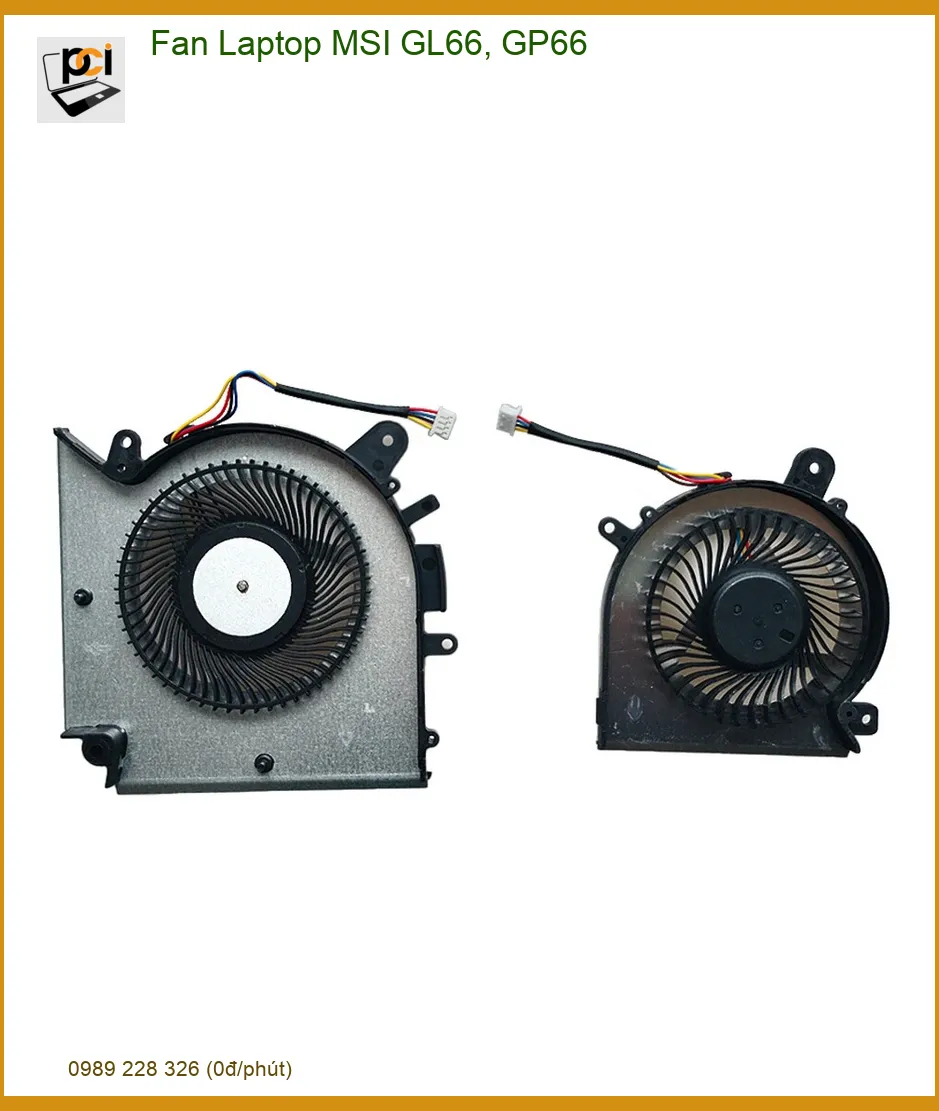 Fan Laptop MSI GL66 GP66 - Thay Quạt Lấy Liền Chính Hãng