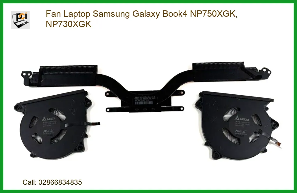 Quạt Samsung Galaxy Book4 NP750XGK, NP730XGK - Thay lấy liền TPHCM