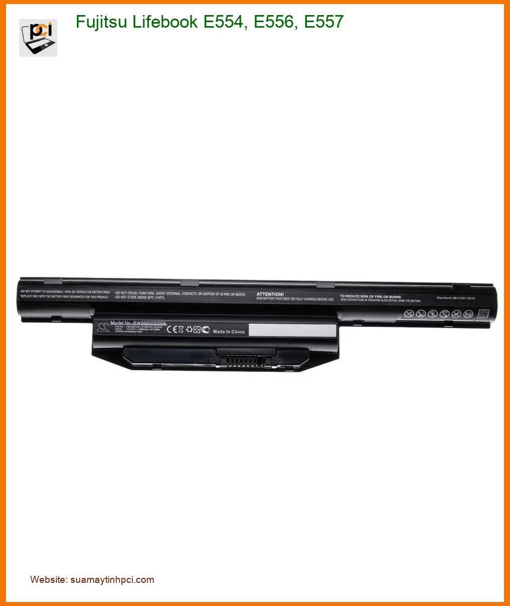 Pin Laptop Fujitsu E554 E556 E557 - Thay Lấy Ngay TPHCM Giá Rẻ