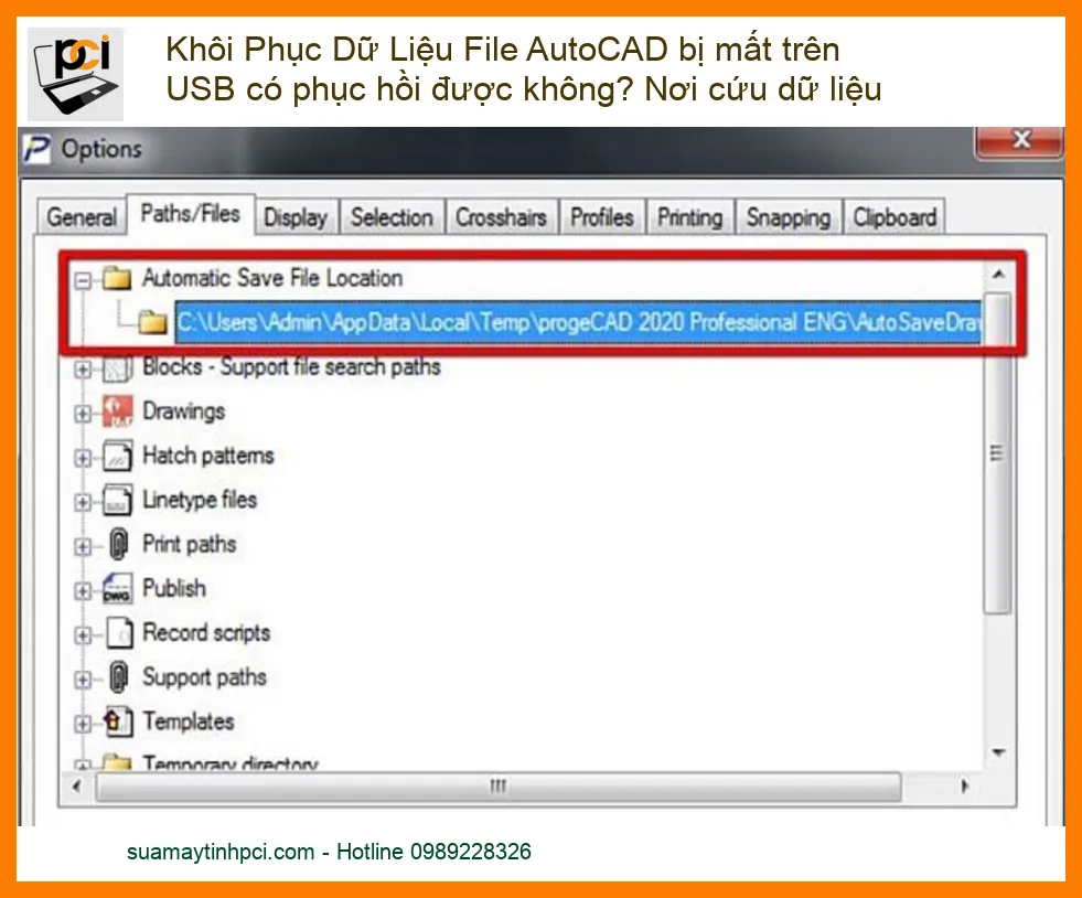 Khôi Phục Dữ Liệu File AutoCAD Bị Mất Trên USB Có Phục Hồi Được Không? Nơi Cứu Dữ Liệu Uy Tín!