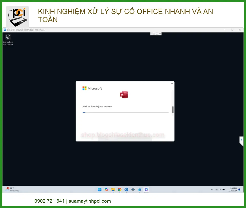 Kinh nghiệm xử lý sự cố Office chuyên sâu: Thủ thuật từ chuyên gia Sửa máy tính PCI