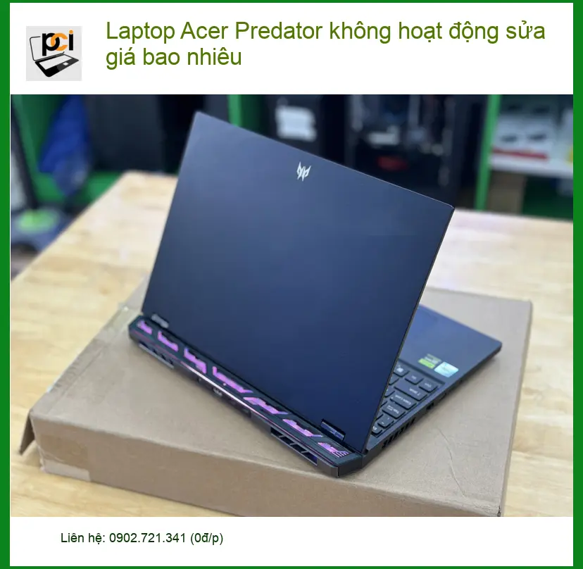 Sửa Laptop Acer Predator không hoạt động – Trung tâm hỗ trợ gần đây