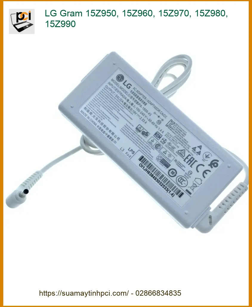 Sạc Laptop LG Gram 15Z950-15Z990 - Thay Nhanh Tại TPHCM | Giá Tốt
