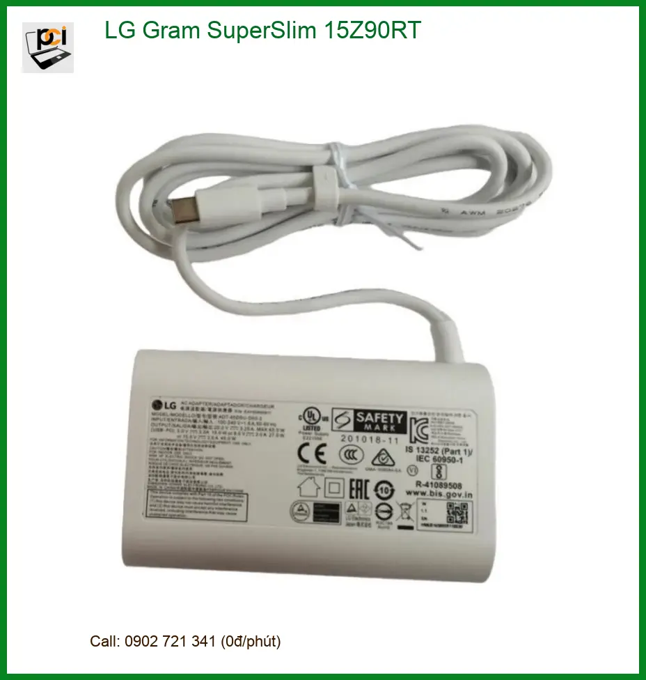 Sạc Laptop LG Gram SuperSlim 15Z90RT - Giao Nhanh TPHCM Giá Tốt