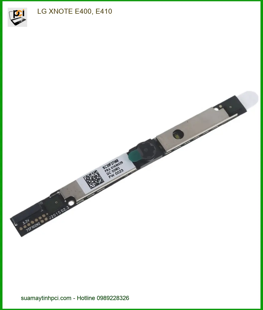 Thay Webcam Laptop LG XNOTE E400, E410 - Trung Tâm Giá Rẻ TPHCM