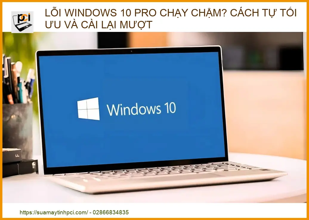 Lỗi Windows 10 Pro chạy chậm? Cách tự tối ưu và cài lại mượt mà 2026