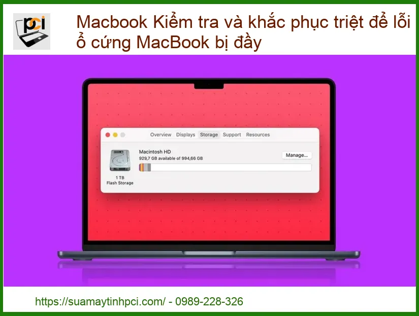 Kiểm tra và Khắc phục Triệt Để Lỗi Ổ Cứng MacBook Bị Đầy: Hướng Dẫn Chuyên Sâu Từ A Đến Z