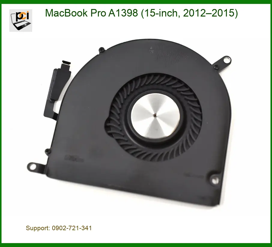 Fan Laptop APPLE MacBook Pro A1398 - Thay Quạt Nhanh TPHCM Giá Rẻ