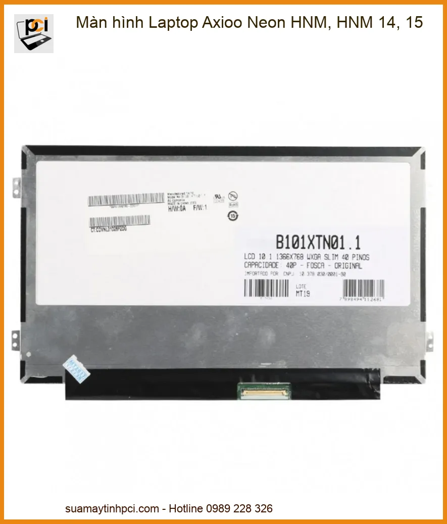 Màn hình Laptop Axioo Neon HNM 14 inch 15 inch - Dịch vụ thay lấy ngay TPHCM