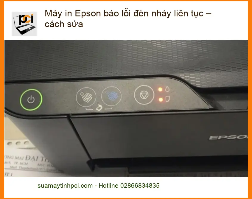 Thủ thuật Máy in Epson báo lỗi đèn nháy liên tục – Sửa nhanh TPHCM