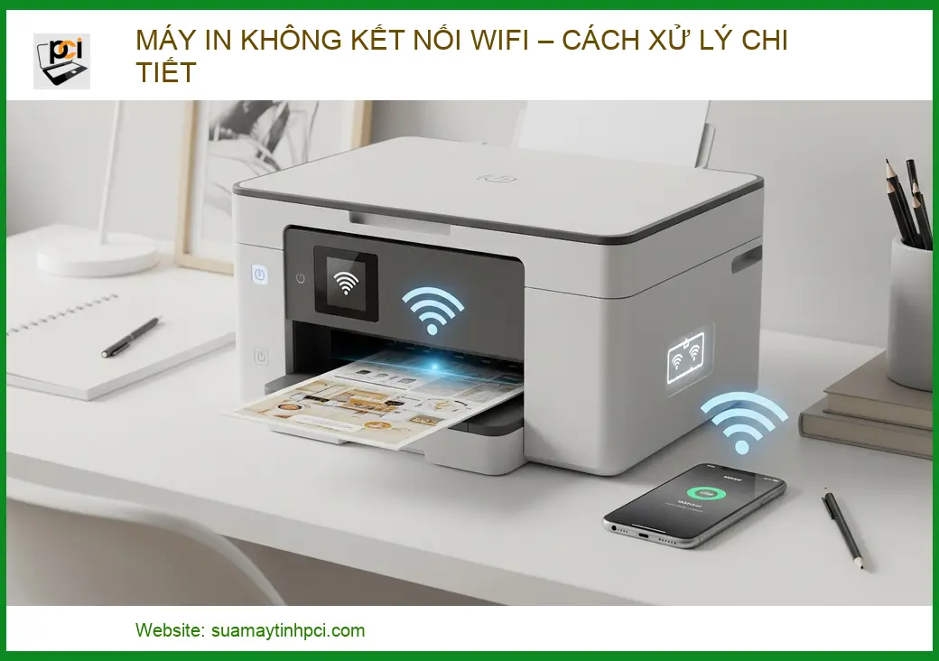 Máy in không kết nối Wifi: Nguyên nhân và Cách khắc phục từ chuyên gia PCI