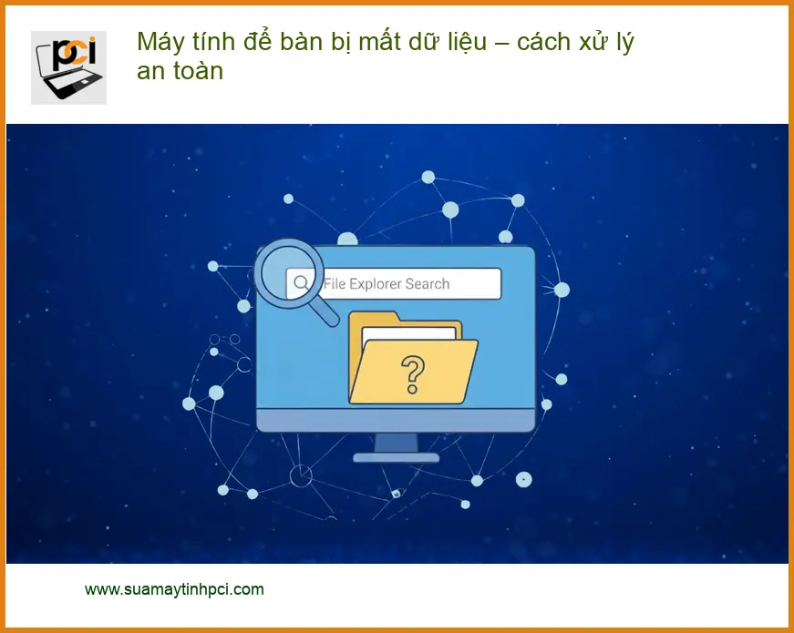 PC Máy tính để bàn bị mất dữ liệu – Cách xử lý an toàn, trung tâm hỗ trợ gần đây