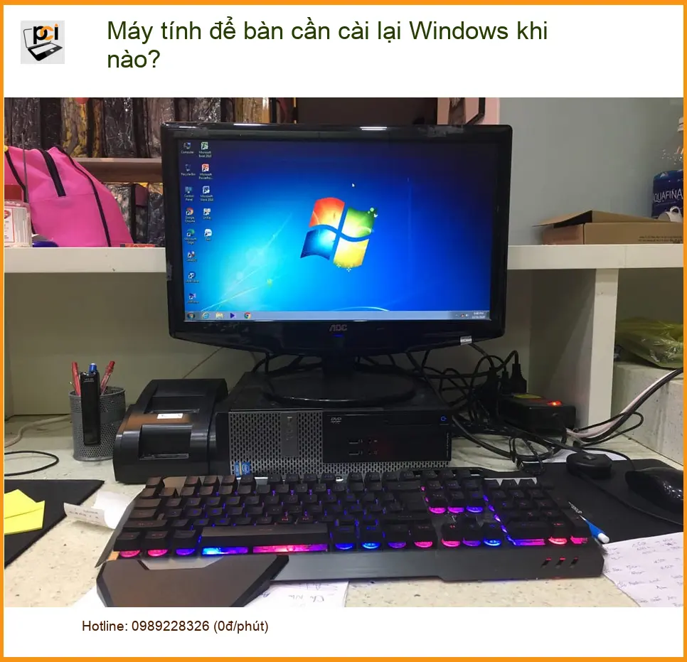 PC Máy tính để bàn cần cài lại Windows khi nào? – Tư vấn chuyên gia