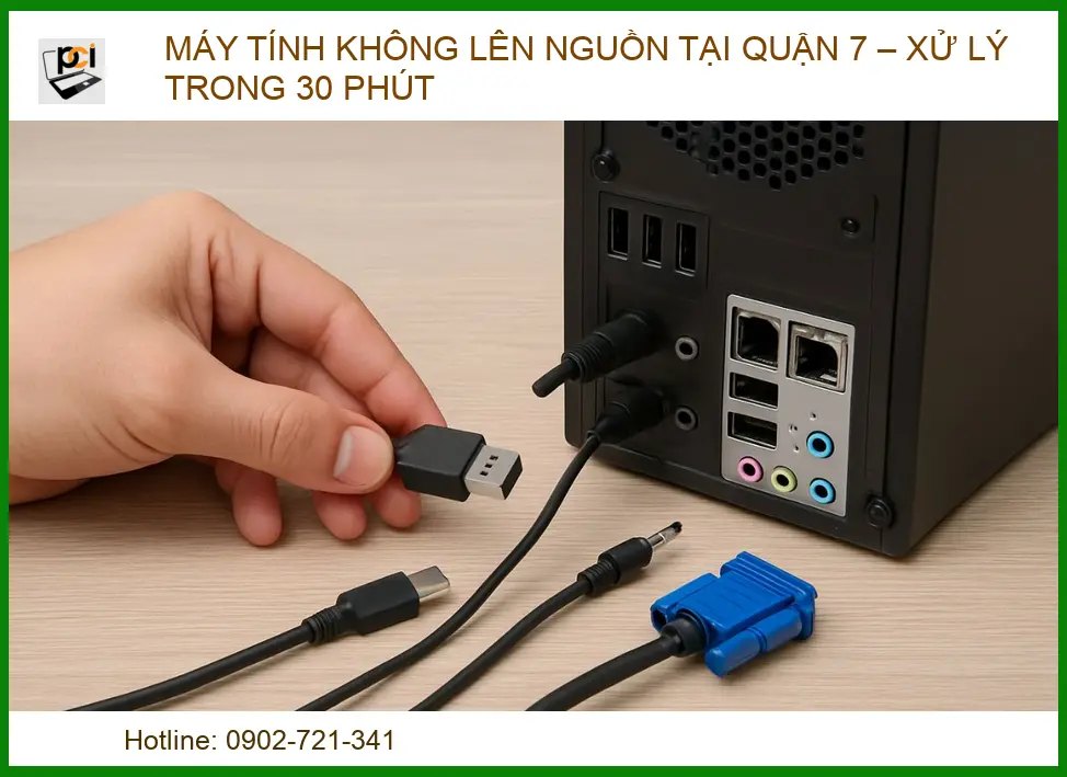 Sửa Máy Tính Không Lên Nguồn Tại Quận 7: Xử Lý Trong 30 Phút