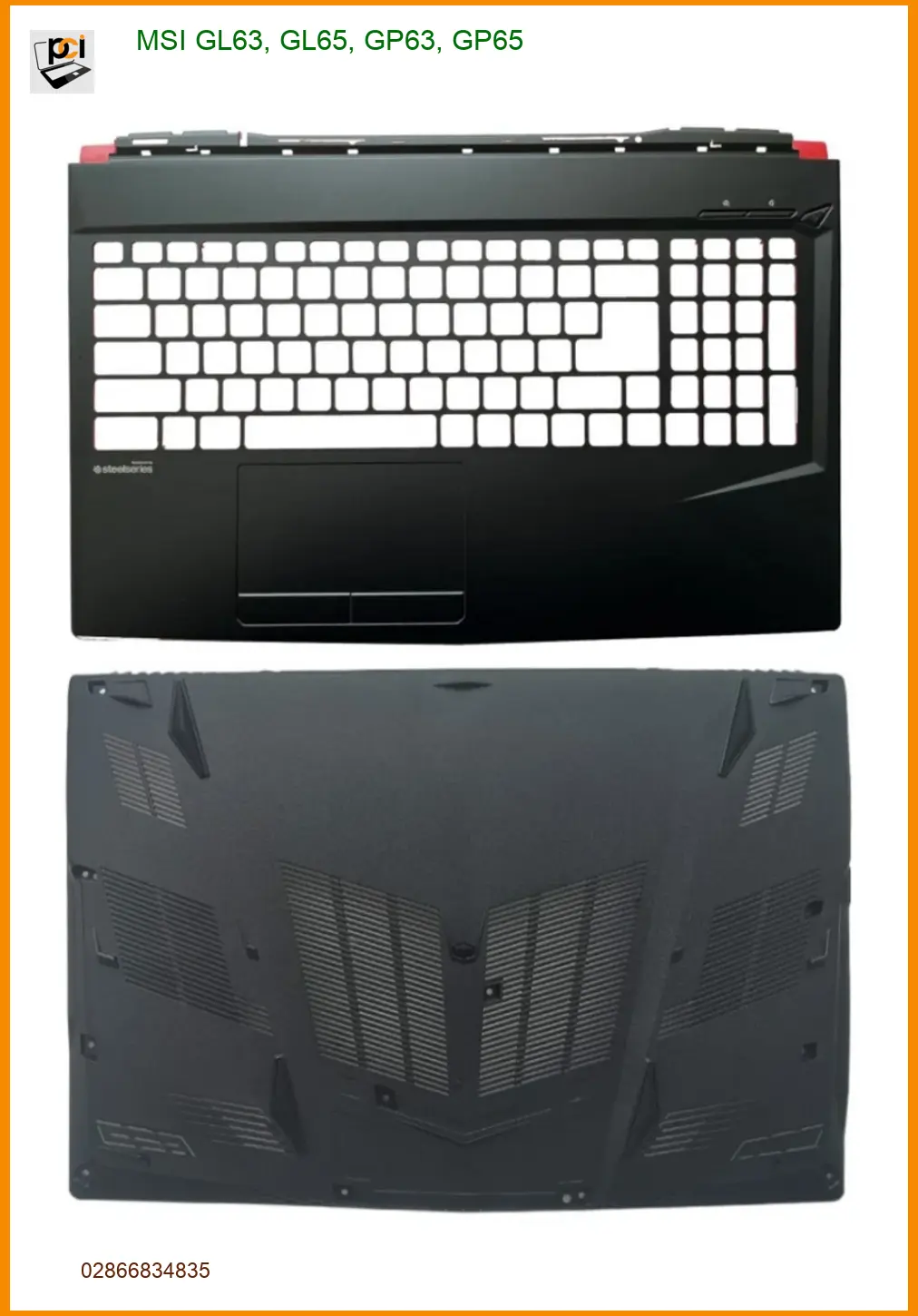 Thay Vỏ Laptop MSI GL63 GL65 GP63 GP65 - Lấy Liền - Giá Rẻ TPHCM