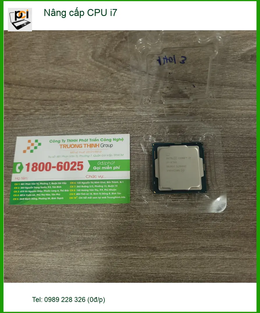 Anh Kiệt kiến trúc sư nâng cấp CPU i7 Quận Tân Bình - Dịch vụ uy tín ảnh thực tế 1