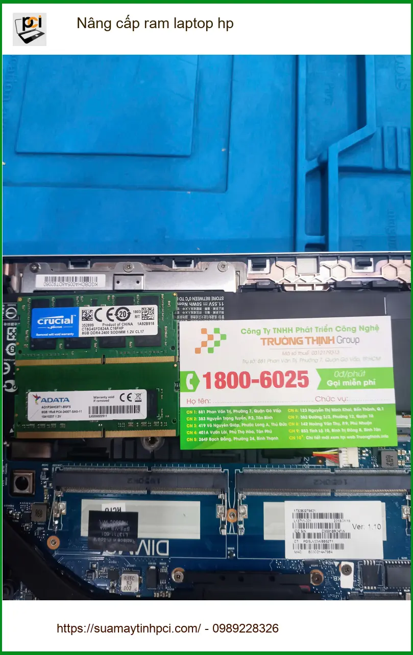 Trung tâm nâng cấp ram laptop hp Quận Tân Phú - Bác Long kiến trúc sư tin dùng ảnh thực tế 1