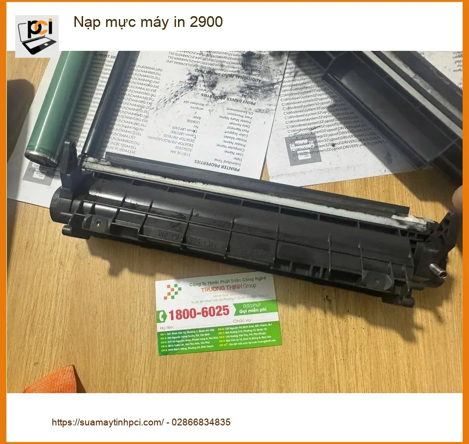 Dịch vụ nạp mực máy in 2900 Quận Tân Bình - Anh Kiên tìm chỗ uy tín ảnh thực tế 2