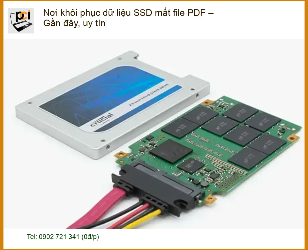 Khôi Phục Dữ Liệu SSD mất PDF – Trung tâm uy tín gần đây TPHCM