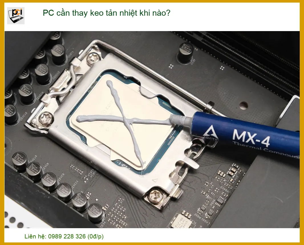PC Cần Thay Keo Tản Nhiệt Khi Nào? Dấu Hiệu & Thời Điểm Vàng!