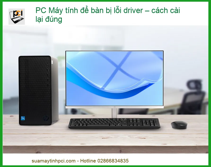 PC Máy tính để bàn bị lỗi driver – Cách cài lại đúng và khắc phục hiệu quả tại nhà