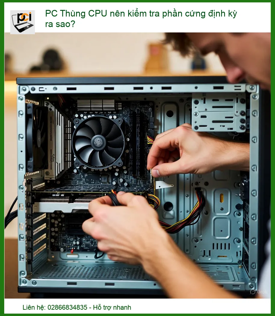 PC Thùng CPU nên kiểm tra phần cứng định kỳ ra sao? – Hướng dẫn chi tiết và Dịch vụ bảo dưỡng chuyên nghiệp