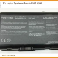 Pin Laptop Dynabook Qosmio X300, X500 - Địa chỉ thay lấy liền TPHCM