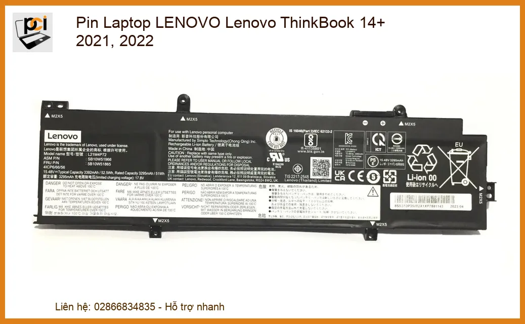 Pin Laptop LENOVO Lenovo ThinkBook 14+