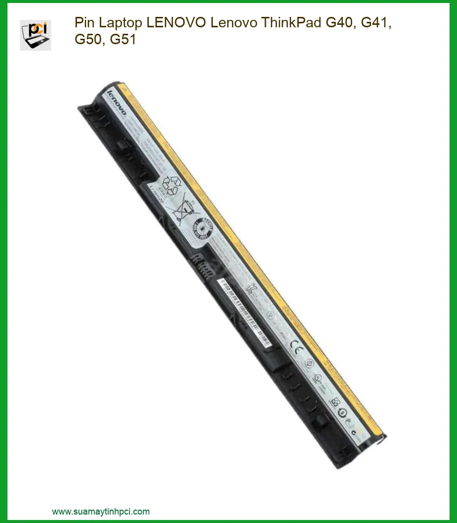 Pin Laptop LENOVO ThinkPad G40, G41, G50, G51 Chính Hãng | Thay Mới, Giao Tận Nơi Toàn Quốc