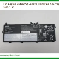 Pin Laptop LENOVO ThinkPad X13 Yoga Gen 1, 2 Zin Mới - Thay Lấy Liền, Bảo Hành Chu Đáo