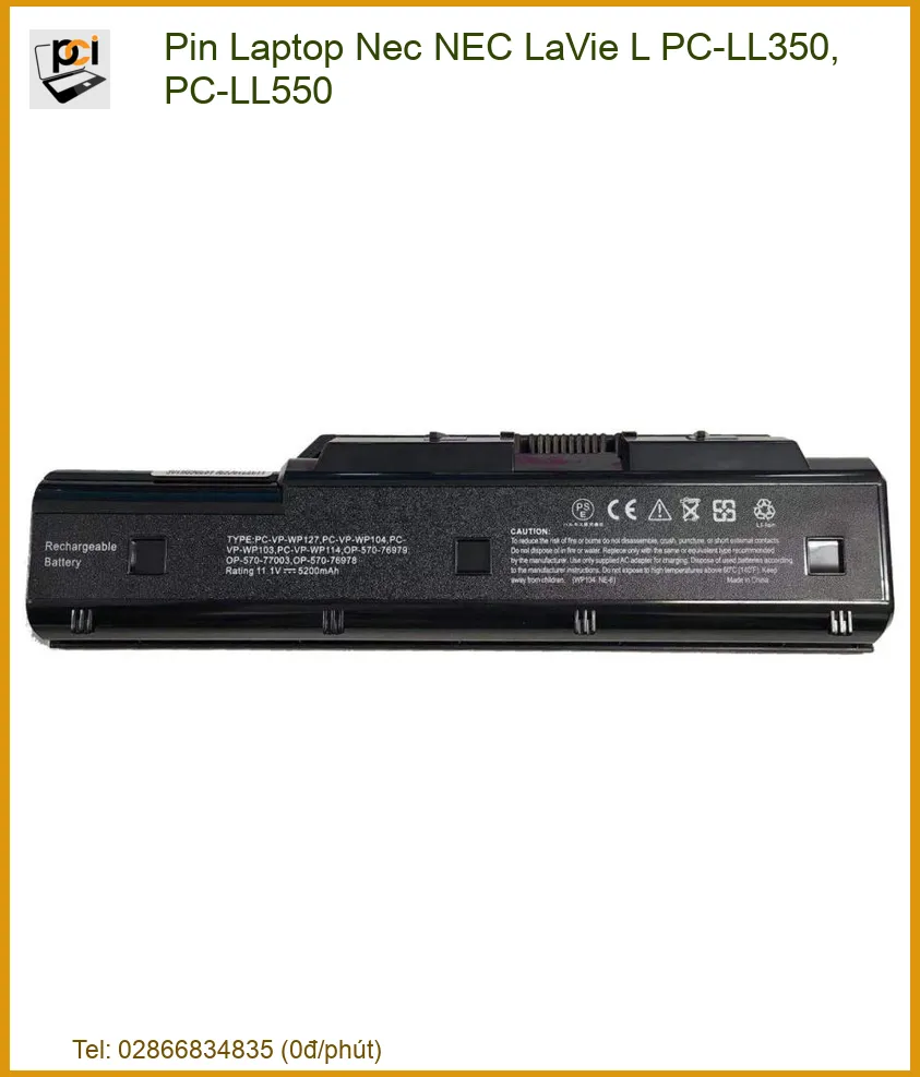 Pin Laptop Nec NEC LaVie L PC-LL350, PC-LL550