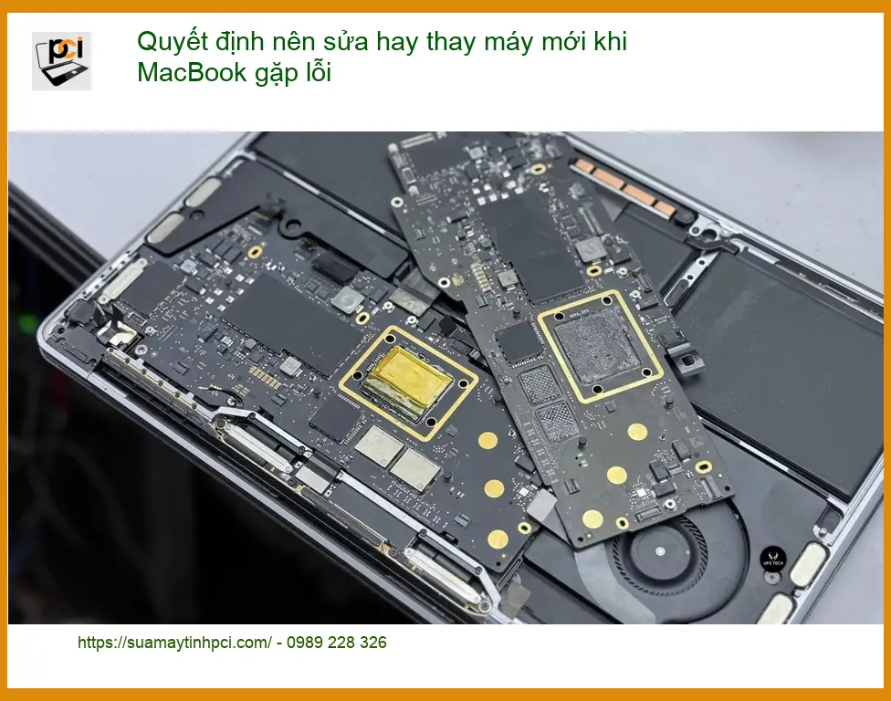 Macbook Quyết định nên sửa hay thay mới khi lỗi – Tư vấn từ chuyên gia
