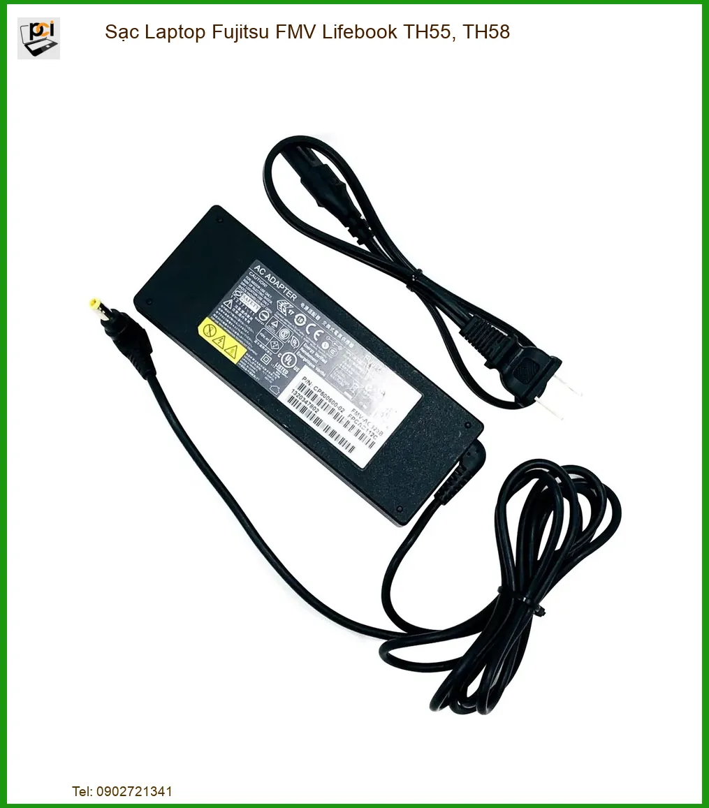 Sạc Laptop Fujitsu FMV Lifebook TH55, TH58 - Chính Hãng, Uy Tín, Giao Nhanh Tận Nơi