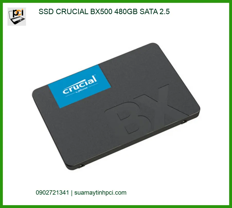 Thay Ổ cứng SSD Laptop Crucial BX500 480GB - TPHCM - Nhanh chóng Lấy liền