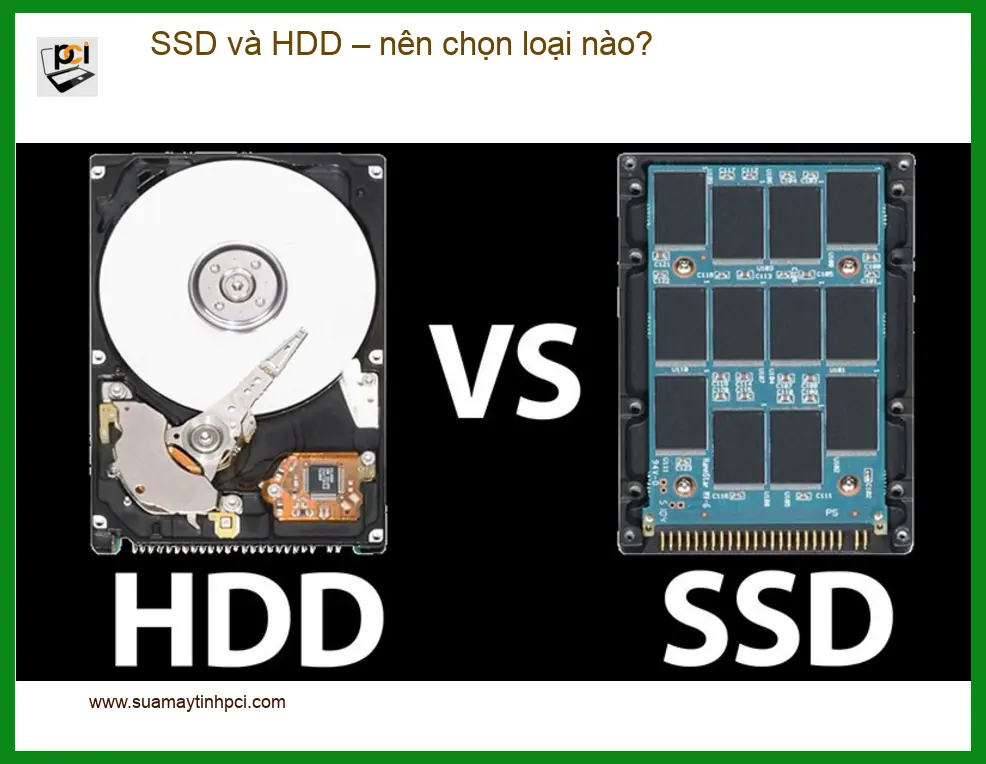 Laptop SSD và HDD – Nên Chọn Loại Nào? Chuyên Gia Giải Mã Từ A-Z!