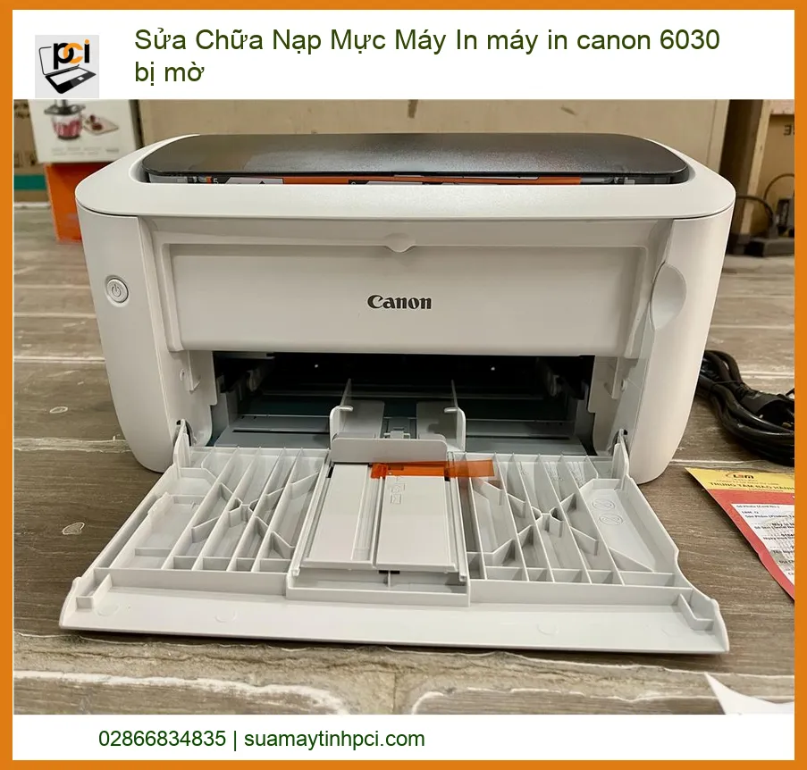 Máy in Canon 6030 bị mờ: Cách khắc phục và địa chỉ sửa uy tín