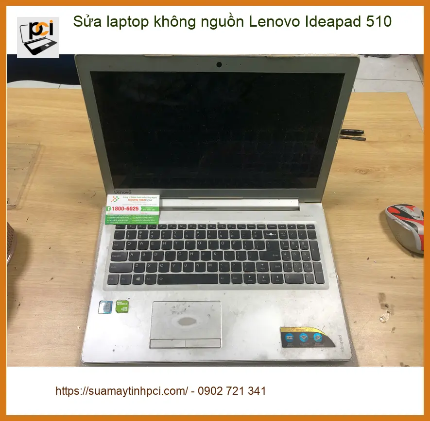 Chị Trâm kế toán tìm Tiệm Sửa laptop Lenovo Ideapad 510 mất nguồn Quận Bình Tân